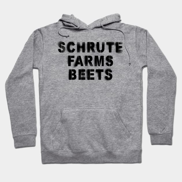 Schrute Farms Beets Hoodie by geeklyshirts